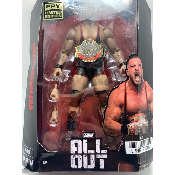 AEW All Out Wardlow Action Figure 8" PPV Limited Edition - Picture 4 of 4